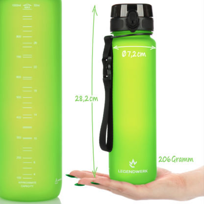 Wasserflasche für Sport, Fitness